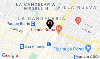 Mapa de Lentes Oftical en Medellín