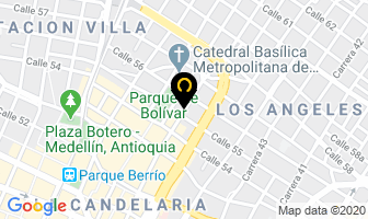 Mapa de Lenticon Ltda en Medellín