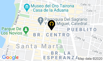 Mapa de Leo Gutty París en Santa Marta