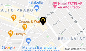 Mapa de León León Asociados en Barranquilla