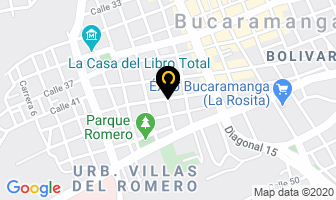 Mapa de León Rodríguez Rosa Maritza en Bucaramanga