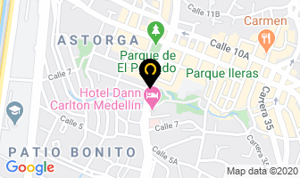 Mapa de Lepet Polygraph Services en Medellín
