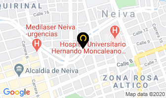 Mapa de Ler Salud E.u. en Neiva