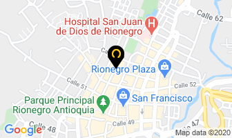 Mapa de Letreros en Rionegro