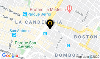 Mapa de Leus Multiservicios en Medellín