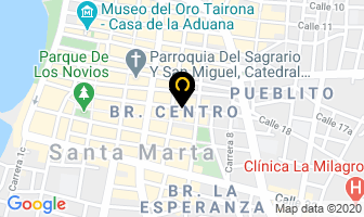 Mapa de Levapan Ltda. en Santa Marta