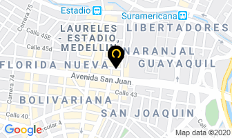 Mapa de Lexco S.a. en Medellín