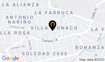 Mapa de Librería Cristiana Arco Iris en Barranquilla