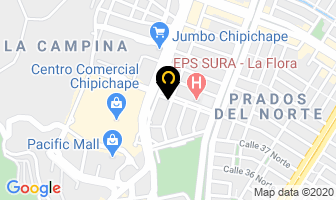 Mapa de Librería Cristiana El Refugio en Cali
