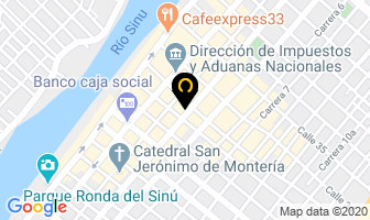Mapa de Librería Cristiana Paladín en Montería