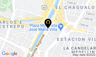 Mapa de Librería Interuniversitaria en Medellín