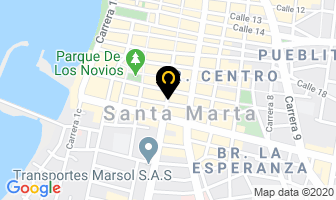 Mapa de Librería Leyes en Santa Marta