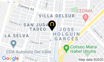 Mapa de Librería Manantial Musical en Cali