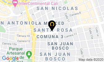 Mapa de Libreria Universitaria en Cali