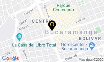 Mapa de Librería Vida en Bucaramanga