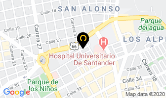 Mapa de Libreria Y Articulos Medicos Universitas en Bucaramanga