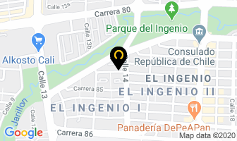 Mapa de Liceo Bilingüe Los Nogales en Cali