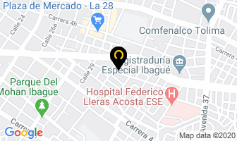 Mapa de Liceo dios niño en Ibagué