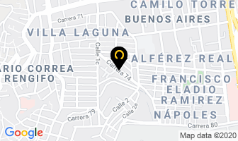 Mapa de Liceo Infantil Mis Pequeños Angelitos en Cali