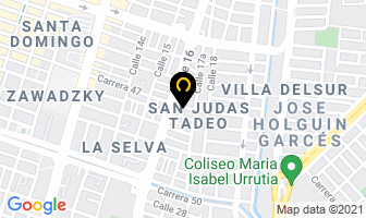 Mapa de Liceo Infantíl Pequeños Aventureros en Cali