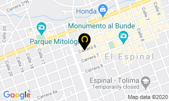 Mapa de Liceo Infantil Y Juvenil Espinal en Espinal