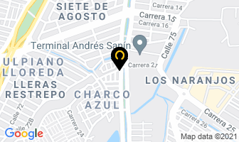 Mapa de Liceo Juveníl Colombia en Cali