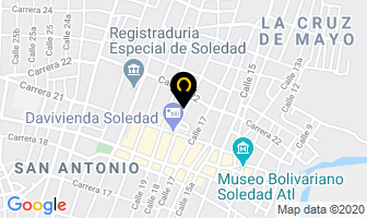 Mapa de Liceo Moderno De Soledad en Soledad