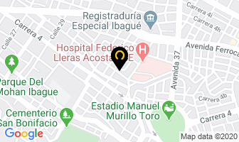 Mapa de Liceo Pa´chicos en Ibagué