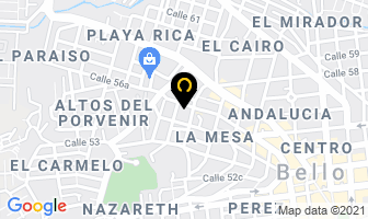 Mapa de Licorera Isa en Medellín
