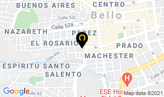 Mapa de Licorera Sorbos en Medellín