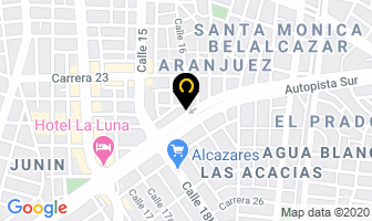 Mapa de Licores Caldas Del Sur en Cali