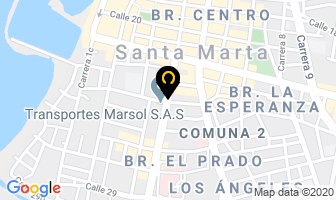 Mapa de Licores Cañamar Ltda. en Santa Marta