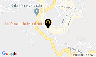 Mapa de Licores Correo Express en Manizales
