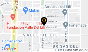 Mapa de Licores J H en Cali