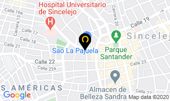 Mapa de Licores La Pajuela en Sincelejo