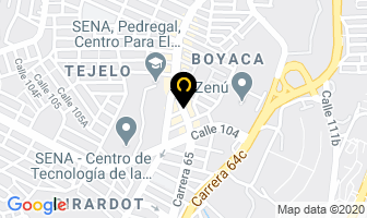 Mapa de Licores Sánchez en Medellín