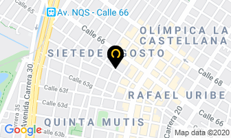 Mapa de Líder Gas en Bogotá D.C