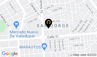 Mapa de Líder Tiendas Distribuciones S.a. en Valledupar