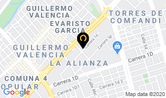 Mapa de Liebre Distribuciones Ltda. en Cali