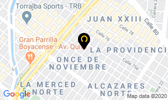 Mapa de Lienzos Marve Ltda. en Bogotá D.C