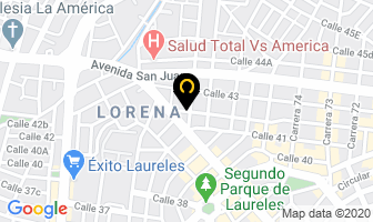 Mapa de Lighting Group en Medellín