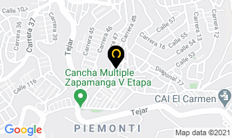 Mapa de Lima Limón Accesorios en Bucaramanga