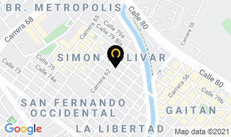 Mapa de .limentos Paraíso en Bogotá D.C