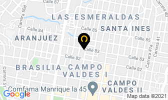 Mapa de Limones Y Limones en Medellín