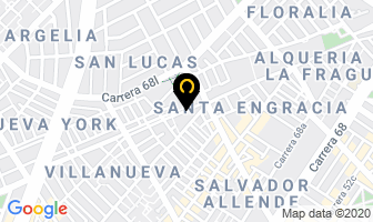 Mapa de Limpiavid Sas en Bogotá D.C