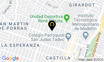 Mapa de Limtec S.a. en Medellín