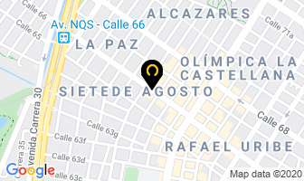 Mapa de Lina Repuestos en Bogotá D.C