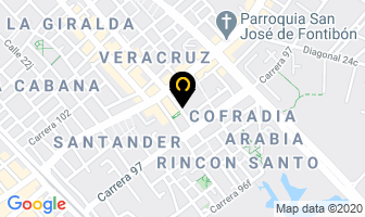 Mapa de Linares Distribuciones en Bogotá D.C