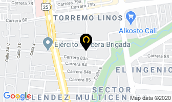 Mapa de Lina´s Eventos en Cali