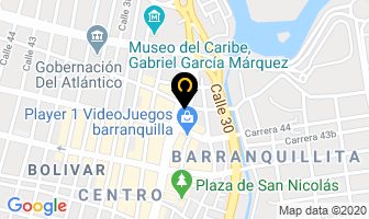 Mapa de Lindas Telas Exclusivas en Barranquilla